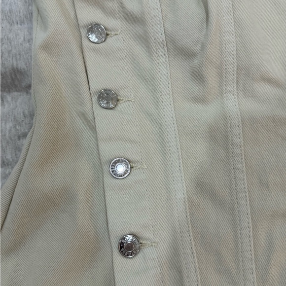 MISTRESS ROCKS OAT DENIM STRAPLESS TOP - Picture 12 of 16